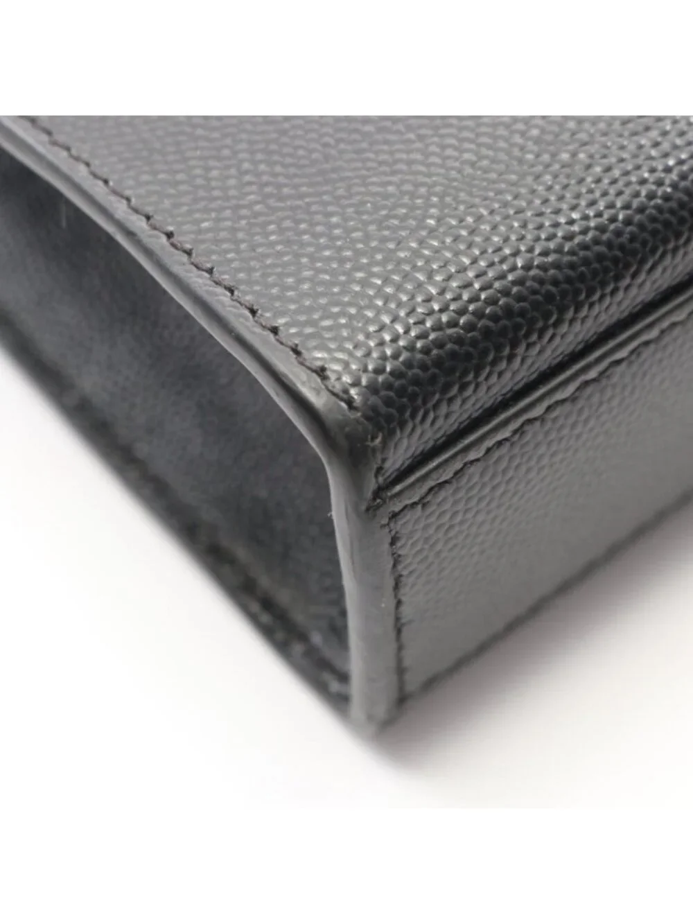 Saint Laurent Paris Shoulder Bag Kate Black Leather